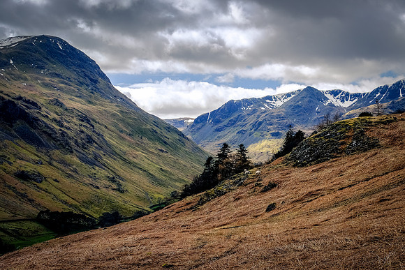 Kirkstone pass from Lanty's tarn, Lake District
