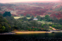 Valley cottage and beach