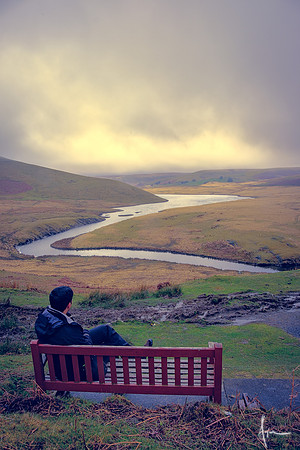 Overlooking the valley