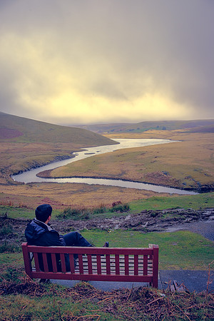 Overlooking the valley