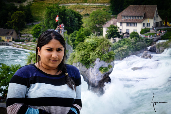 Rhein falls scenes