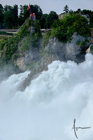 Rhein falls scenes