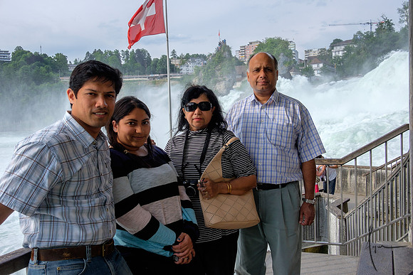 Rhein falls scenes