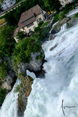 Rhein falls scenes