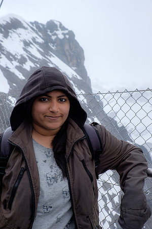 Suchi on Mt Titlis