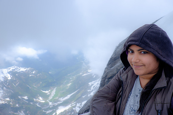 Suchi on Mt Titlis