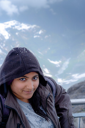 Suchi on Mt Titlis