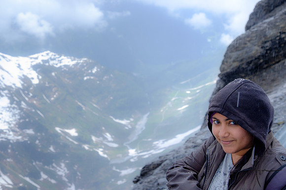 Suchi on Mt Titlis