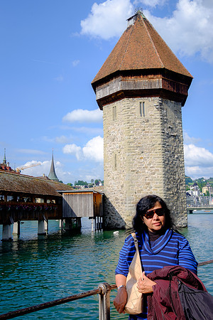 Elemma and wooden bridge