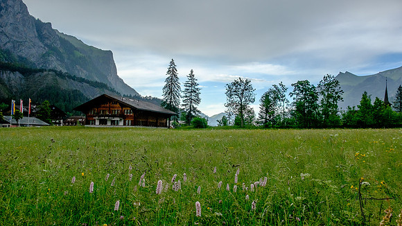 Kandersteg 'street' scene