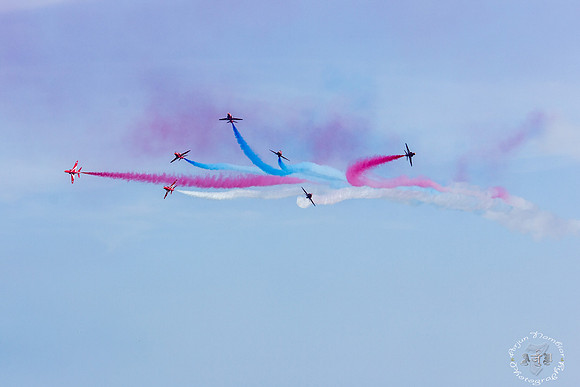 Red Arrows, 'Detonator', Wales National Air Show 2013