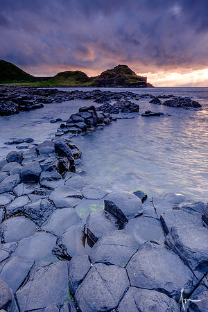 Purple fire, Giants Causeway
