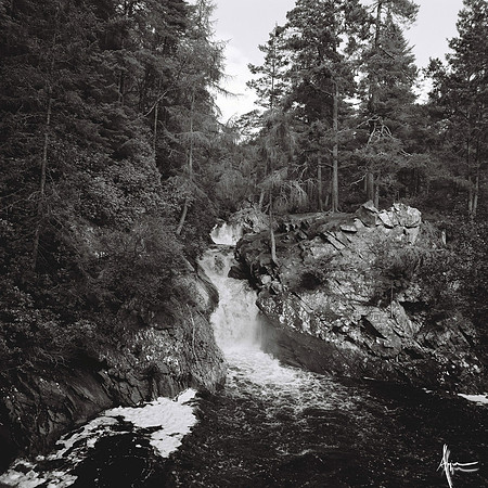 Falls of Bruar; Fuji Acros 100