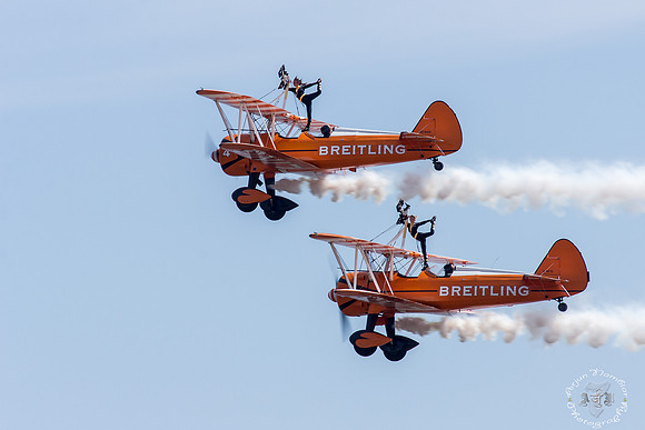 Breitling wingwalkers, Wales National Air show, Swansea Bay