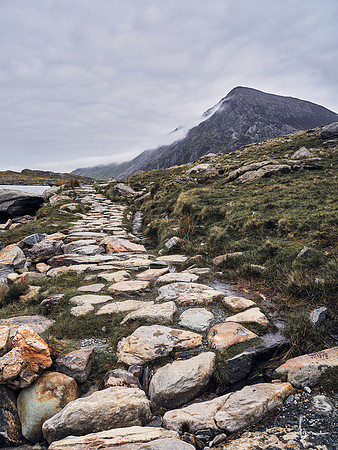 Pen yr Ole Wen from Idwal path