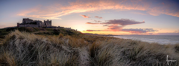 Bamburgh sunset