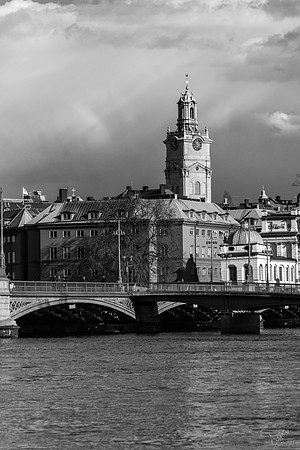 Gamlastan view monochrome