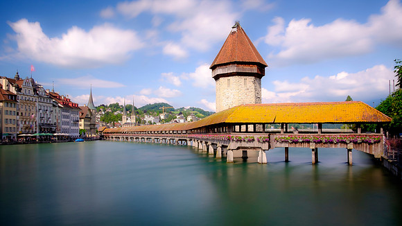 Lucerne wooden bridge